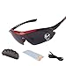 Jon Senkwok Polarized Sun Glasses Sports For Men with Sport sunglasses