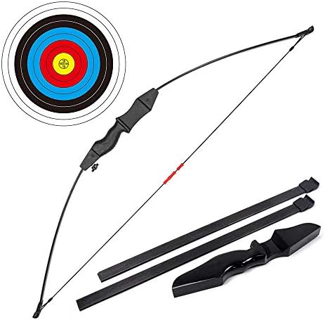 UnionFashionLi Archery Bow Set with Target for Kids Childrens Adults15 lb