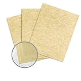 Astroparche Ancient Gold Card Stock - 8 1/2 x 11 in 65 lb Cover Vellum 30% Recycled 250 per Package
