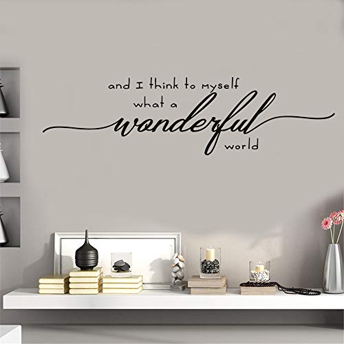 What a Wonderful World Decor What a Wonderful World Sign What a