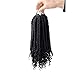 Senegalese Spring Twist Crochet Hair Curl End Synthetic Hair Extensions Fluffy Spring Twist Crochet Braids (12