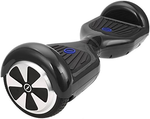 IOCHIC SmartS Hoverboard Smart Self-balancing Two-wheel Electric Scooter with LED Light for Kids and Young Adults UL2272 (Black)
