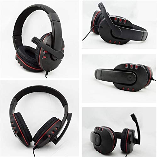 Wired Original 3.5mm Plug Gaming Headset Headphone Earphone Music Microphone For PS4 PlayStation 4 Game PC Chat - Thumbnail 2