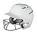 DeMarini Paradox Batting Helmet with Softball Protective Mask, White, Small/Medium