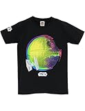 Star Wars Boys' Star Wars T-Shirt Neon Death Star