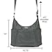 Baggallini Hobo Travel Tote, Pewter Cheetah, One Size