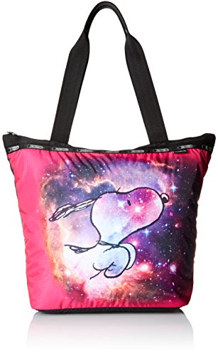 LeSportsac Peanuts X Hailey Tote, Galaxy Snoopy