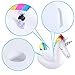 NAKORNO Inflatable Unicorn Pool Float, Funny Pool Party Toys Giant Pool Floats for Adults Kids, Outdoor Vacation Beach Loungers Lake Ride-ons River Raft, 108 x 55 x 48 inches