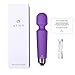 Cordless Rechargeable Massage Wand - by OTION - Personal, Powerful, Therapeutic, Travel Size - Perfect for Muscle Massage - Whisper Quiet for Discreet use - Hitachi Replacement (Pure Purple)