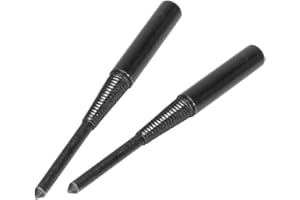 NuoDunco Mounting Mandrel for Sanding Rolls W/1/8 Arbor Hole, 1/4" Stem Mandrel for Die Grinder, Drill (2 Pack)