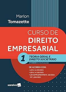 Livro Curso de Direito Empresarial - Vol. 1 - 13ª edição 2022