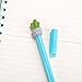 SUPPION 4PC Cartoon Cactus Gel Black Pens Kawaii Pens Cute Office Stationery Student Gift