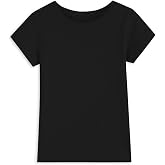 Cotton Girls Shirts Summer Short Sleeve Kids T Shirts for Girls Age 2-14Y | 100% Cotton Comfort Girls T Shirts, Basic Crew Neck Kids Tees,Soft Breathable Toddler T Shirts, Casual Solid Girls Clothes