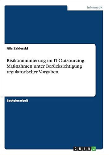 Risikominimierung Im It Outsourcing Maßnahmen Unter - 