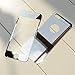 iPhone 5 5S SE Case-Yerwal Front+Back Mirror Tempered Glass Film Screen Protector Cover for iPhone 5 5G 5S SE-Silver