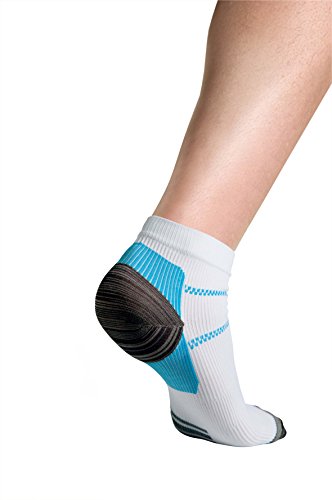 Thermoskin fxt compression socks, white, pair/medium
