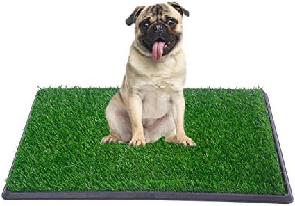 Keep your Dog and Cozy Trainer Grass Toilet Mat 30" Inch Pad Potty House 3 layer, plastic tray, mat and lawn A tray has a urine drawer, well-drained Easy Wash with Soap Water good Care Your Love Pet