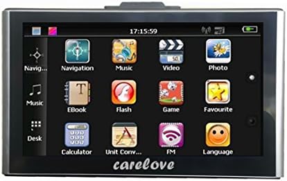 Bluetooth Capacitive Touch Screen 7 Inch Car GPS Navigation 8G 256M Pre-installed North America Maps Lifetime Free Map Update