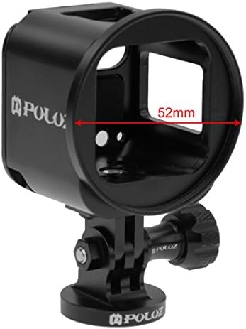Camera Accessories Housing Shell CNC Aluminum Alloy Protective Cage Kit with Metal Wrench & Lens Cap & Screw & Tripod Adapter for GoPro HERO5 Session /HERO4 Session/Hero Session(Black)