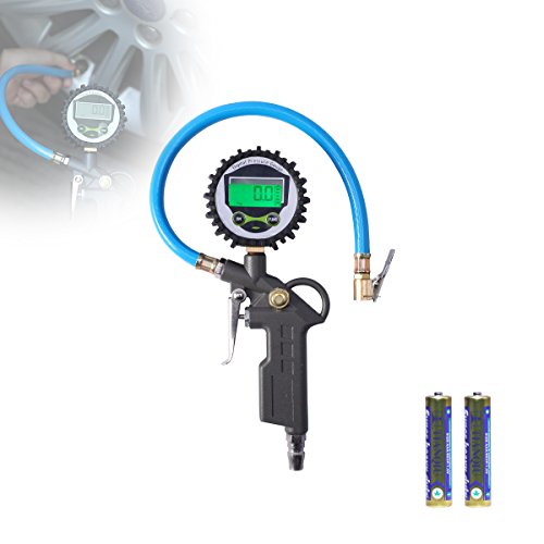 Tire Inflator with Gauge,MagicFour Digital Tire Inflator,Tire Pressure Inflator Accessories for Air Compressor with Air Chuck,Hose and Quick Connect Plug - Thumbnail 7