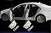AMINEY 2 Pcs Door Welcome Lights Ghost Shadow Logo Light Led Door Projectors For Cadillac, New Logo, Easy Installation