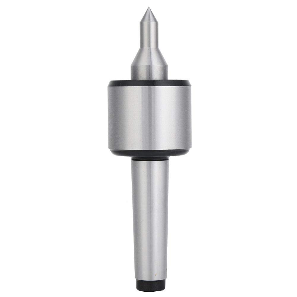 Live Tailstock Center, Heavy Duty MT3 Live Center Professional Carbon Steel High Accuracy 0.000197" Lathes CNC Tool 60°