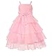 Richie House Girls' Layered Dress with Pearl Accents RH0918-A-6/7