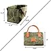 Sackliin Heavy Duty Waxed Canvas Log Carrier, Firewood Carrier Tote Bag, Wood Carrier for firewood, Close End - no Mess, Fireplace Wood Stove Accessories (Khaki)
