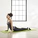 Amazon Basics 1/4-Inch Yoga and Exercise Mat with Carrying Strap, Green
