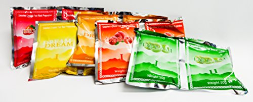 Dream Spa Pedicure Crystal Jelly Gelatin Foot Bath Duo Set (5 Asst Flavors)