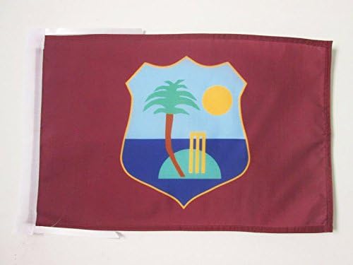AZ FLAG, West Indies Flag, 18'' x 12'', 100% Polyester Windies Small Banner with Two Cords, Fade Resistant, Vivid Colors