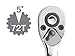 TEKTON 14901 1/4-Inch Drive x 3-3/4-Inch Stubby Low Profile Ratchet