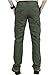 Amoystyle Men's Stretch Waist Lightweight / Fleece Lined Outdoor Pants W29-36