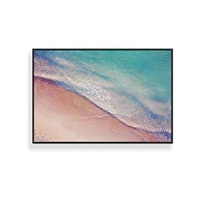 Framed Canvas Wall Art for Living Room, Bedroom Seaside Canvas Prints for Home Decoration Ready to Hang - 16x24 inches