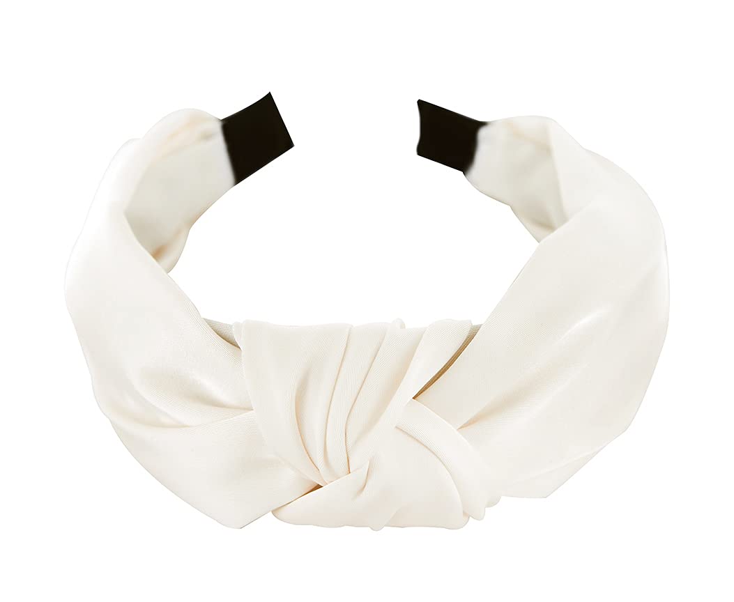 Axy Vintage Headband Series HR35A (Cream White) - Women's Hairband, 1 Count (Pack of 1)