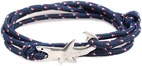 Bracelet Shark Rock Bracelets for Women Handmade DIY Gift Men Jewelry Bracelets & Bangles Best Friend Charm Wristband,Style 8