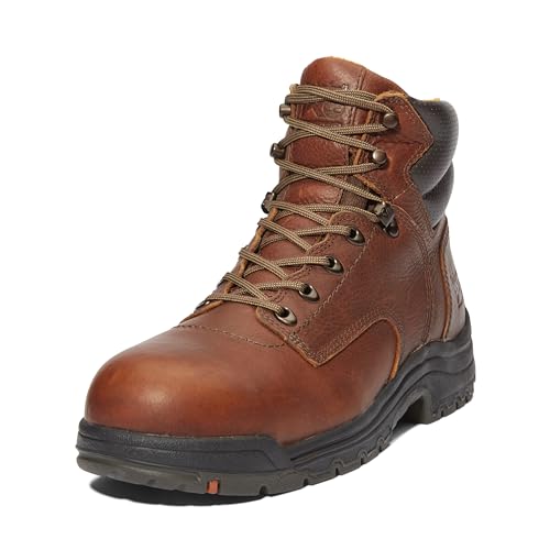 Timberland PRO Men's TiTAN 6 Inch Alloy Safety Toe Industrial Work Boot, Coffee…