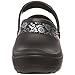Crocs Women's Mercy Clog | Slip Resistant Work Shoes, Black/Silver, 7