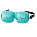 Bucky Ultralight Comfortable Contoured Travel and Sleep Eye Mask, Aqua Eyelash, One Size