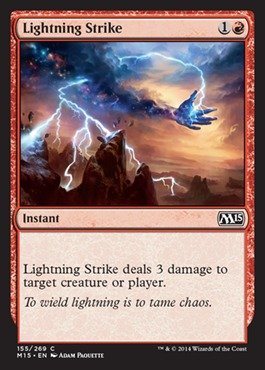 Magic: the Gathering - Lightning Strike (155/269) - Magic 2015