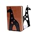 1pair Black Cute Giraffe Nonskid Bookends Book Rack Book Organizer Bookend Art