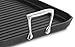 All-Clad 3013 Hard Anodized Aluminum Scratch Resistant Nonstick Anti-Warp Base Double Burner Grande 13-Inch by 20-Inch Grill Pan Specialty Cookware, 20-Inch, Black