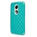 Moto X 2nd Gen Case, Moto X 2 Case, Style4U Motorola Moto X (2nd Generation) Studded Rhinestone Bling Hybrid Armor Case (2nd Gen, 2014 Release Only) W/ 1 Screen Protector 1 Stylus [Teal/Mint Green]