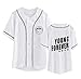 babyhealthy USA Flag Baseball Jersey Women 4th of July Button Down Jersey American Independence Day Shirt