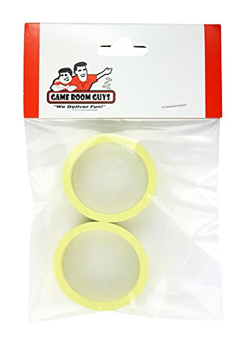 Game Room Guys Set of 2 Yellow Pinball Flipper Rubber - 1.5