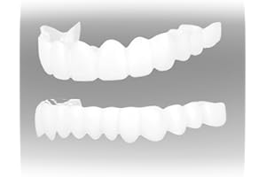 WITHYOU 2 Pairs Smile Enhancer Kit – Adjustable Top & Bottom Teeth Covers for Natural-Looking Temporary Smile – Reusable Dent