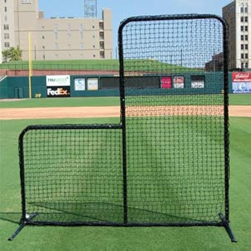 Trigon Sports Black Series LScreen, L Screen Replacement Net, Softball & Baseball Pitching Net