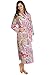 Alexander Del Rossa Womens Cotton Robe, Lightweight Woven Bathrobe, Large Vibrant Pink Paisley (A0515P81LG)