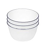 Corelle Livingware 28-Ounce Super Soup/Cereal Bowl, Navy Blue (3 Bowls) by Corelle Coordinates
