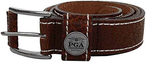 PGA Championship- Concho Leather Belt Tan Size 36